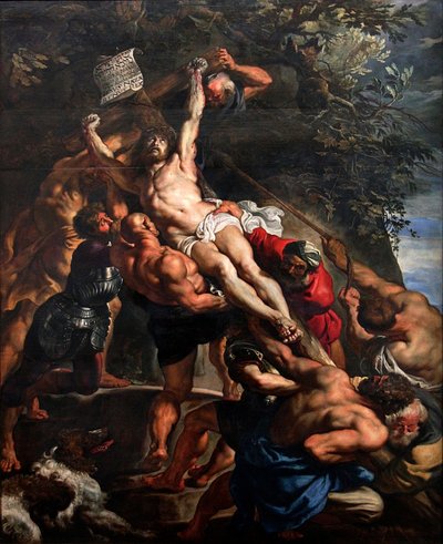 The Raising of the Cross by Peter Paul Rubens